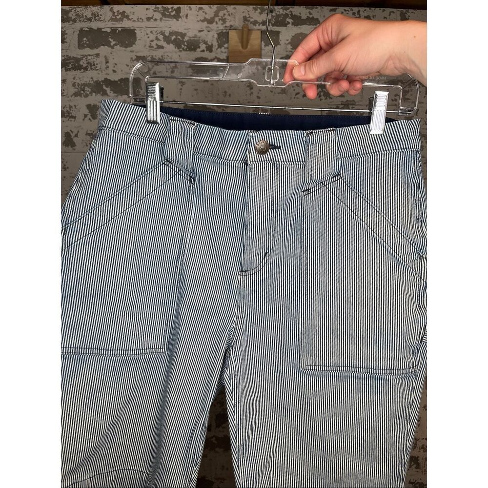 Duluth Trading Co. | women striped cargo shorts Bermuda